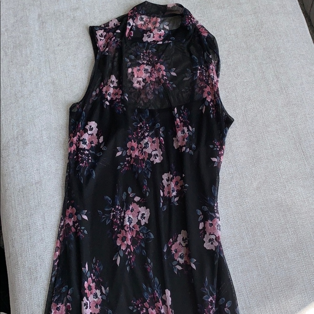 Sheer lace dress